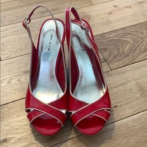 Tommy Hilfiger Red Wedges 8